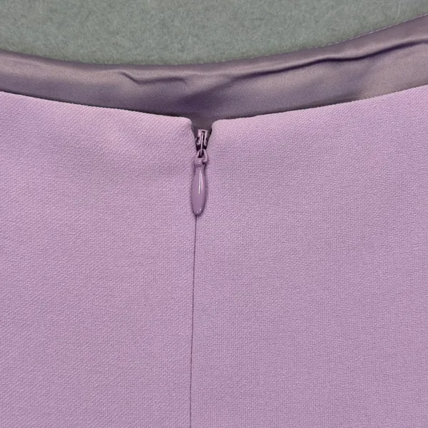 Lovers + Friends Lavender Purple‎ Ruffle Hem Mini Dress Small Square Neck Pastel - Image 8