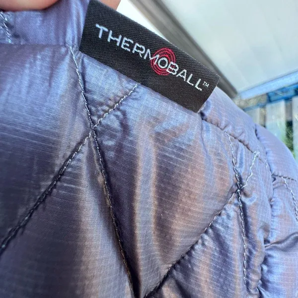 The North Face Thermoball Gray Puffer Jacket Lightweight Insulated - Image 5