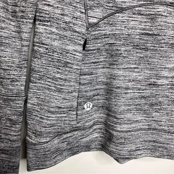 Lululemon Athletica Cypress Kiss long sleeve‎ space dyed top gray size 6 - Image 11