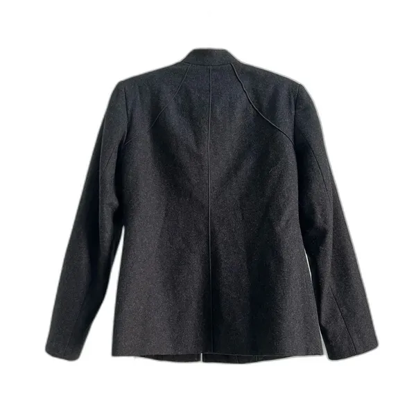 Harve Benard Gray Wool Zip Up Coat Women’s Size 6 Classic Tailored Vintage - Image 7