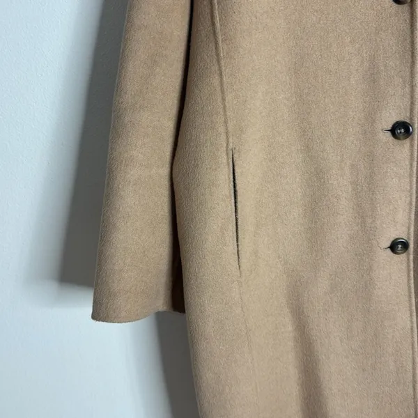 Gap ladies oversized wool blend car pea coat size XL with pockets - Image 5