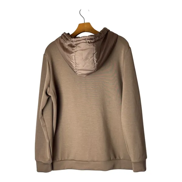 Tribal Jeans Hoodie Women Large Brown Zip Front‎ Pullover Sweatshirt Athleisure - Image 3