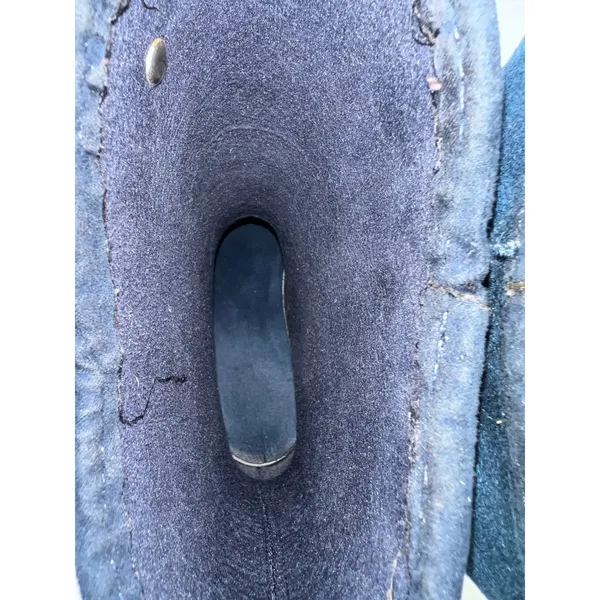 Ulan Rainy Steps Womens 7 Blue Waterproof Faux Suede Mid Calf Rain Boots NWOT - Image 6