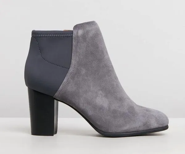 VIONIC PERK WHITNEY CHARCOAL ANKLE BOOTS. SIZE 7 - Image 2
