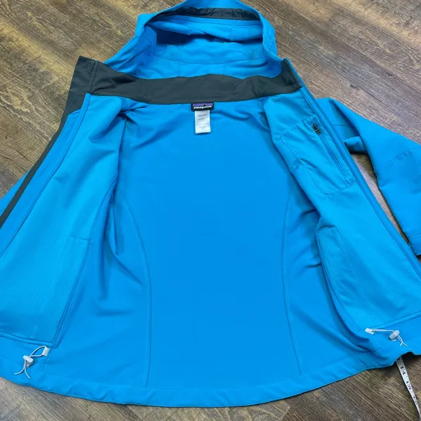 Patagonia Simple Guide Hoody Jacket Coat Women’s Size Medium Zip Up Curacao Blue - Image 6