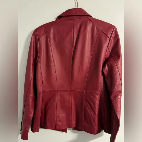 East 5th Rich Burgundy Leather Jacket - Image 2