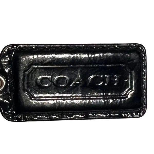 Coach Zoe Hobo Bag Womens Large Black Crinkled Patent Leather F15478‎ - Image 14