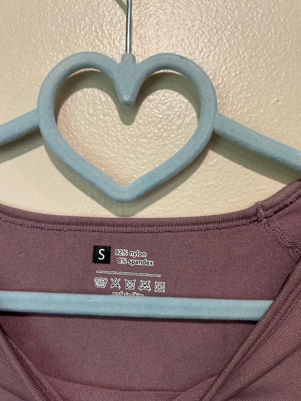 Athletic cropped tee Purple - Image 3