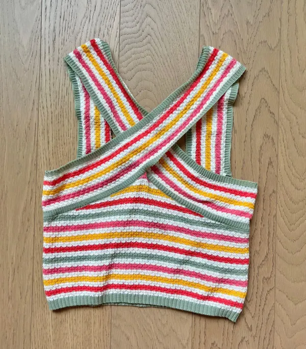 Princess Polly Criss Cross Multicolor Tank Top - Image 4