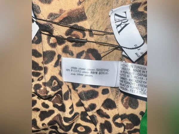NWT Zara Leopard Print Pants Set with size Small - Image 8