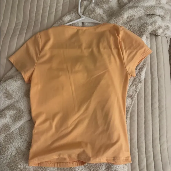orange square neck top - Image 2
