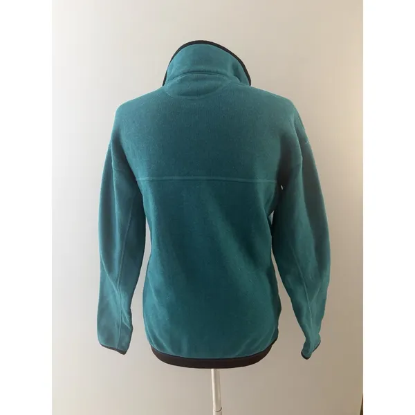 Patagonia Better Sweater 1/4 Snap Womens M Teal Blue Fleece Pullover 26010 - Image 2