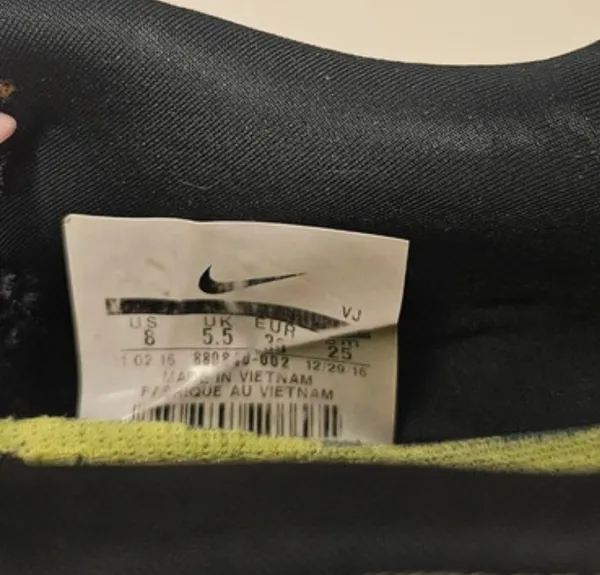 Nike Free 5.0 black & grey running shoes. Size US 8. Regular condition. - Image 8