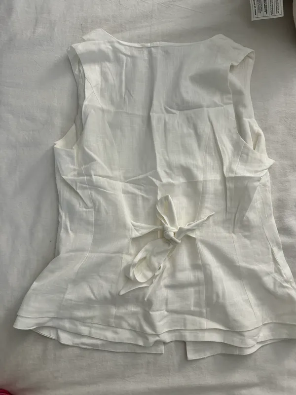 Linen Vest Top - Image 5