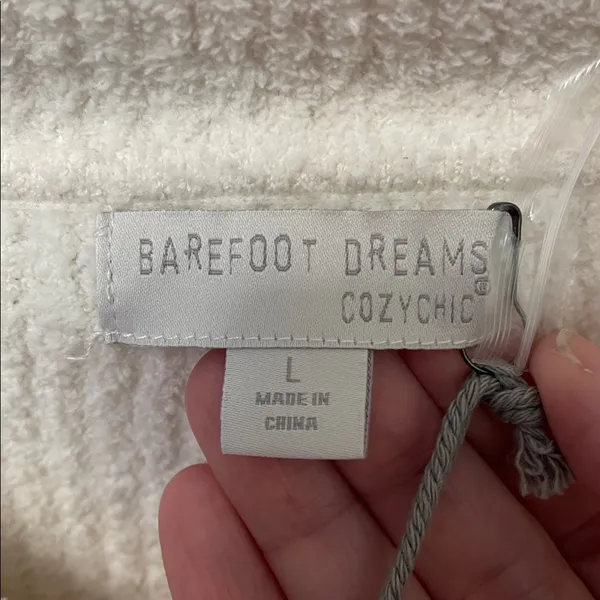 Barefoot Dreams CozyChic Cord Ribbed Pullover Large - Image 6