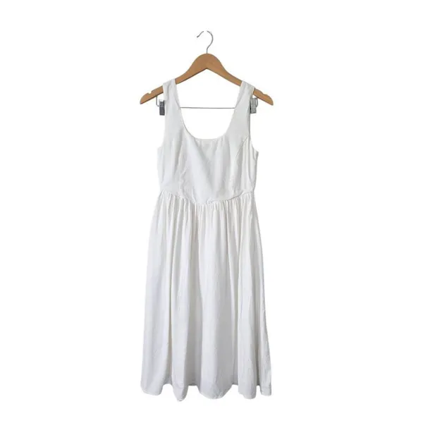 Rolla's Leoni Dress Size XS White Sleeveless Midi‎ NWT - Image 4