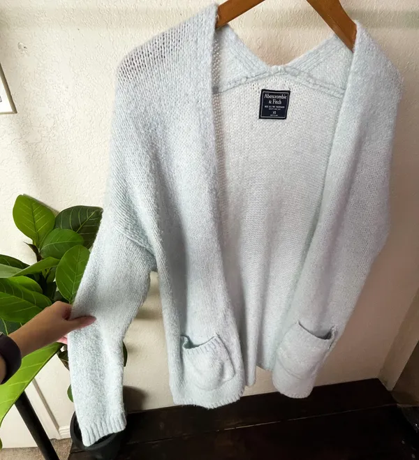 Abercrombie | Soft Longline Open Front Cardigan - Image 5