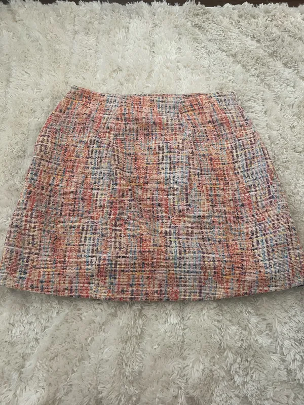 Boutique Tweed Skirt Multiple Size XS - Image 3