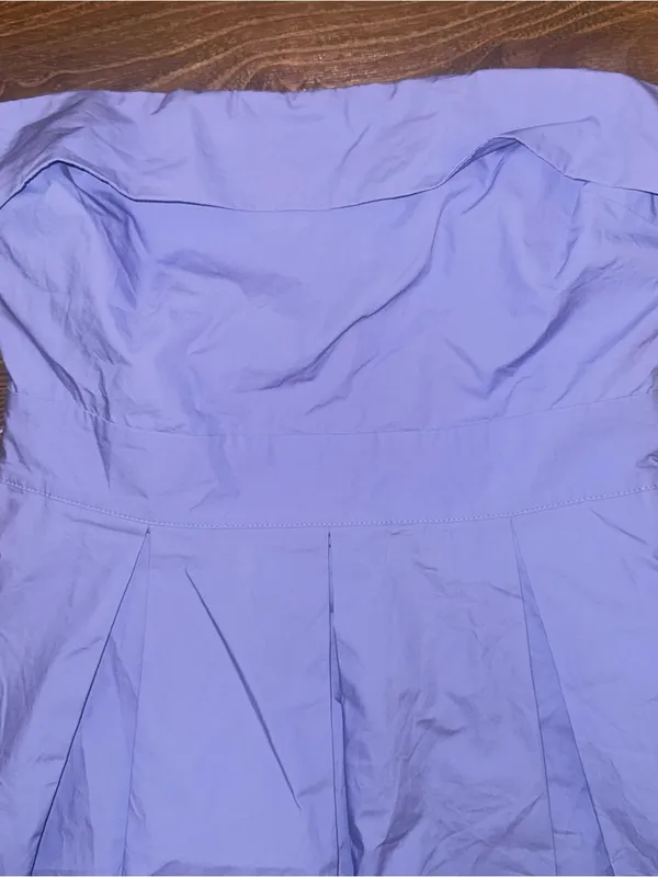 LULUS Trendsetting Choice Periwinkle Strapless Midi Dress - NO BELT - Image 6