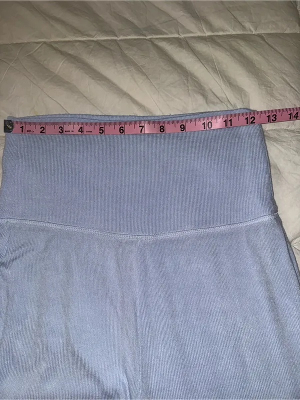 aerie Light Blue Wide Leg Pants - Image 5