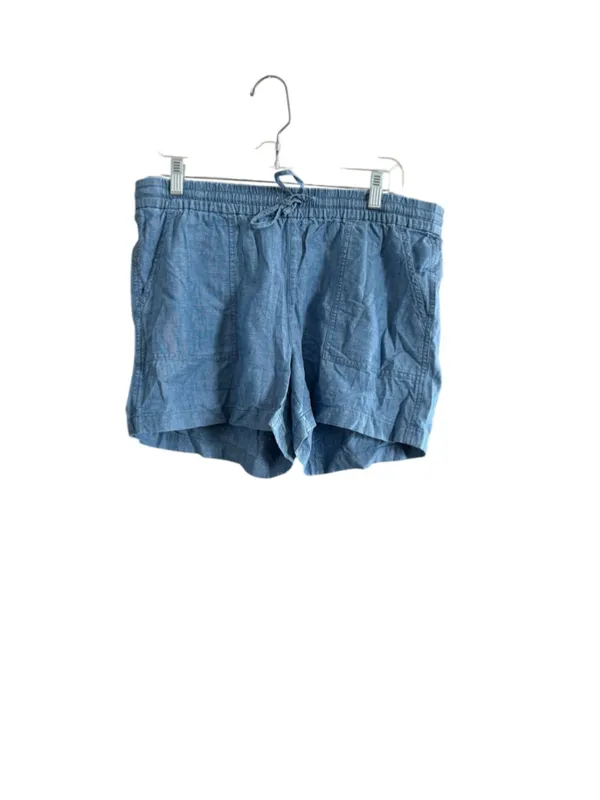 Women's J.Crew Blue Denim Pull-On Shorts Size M - Image 10