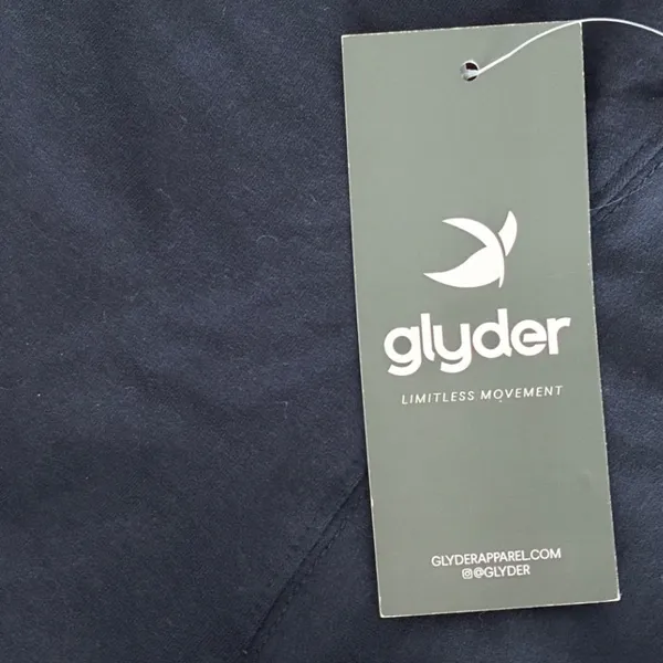 Glyder Vintage Oversized‎ Zip Up Hoodie Navy Blue Women Small NWT $88 PDP-6865 - Image 8