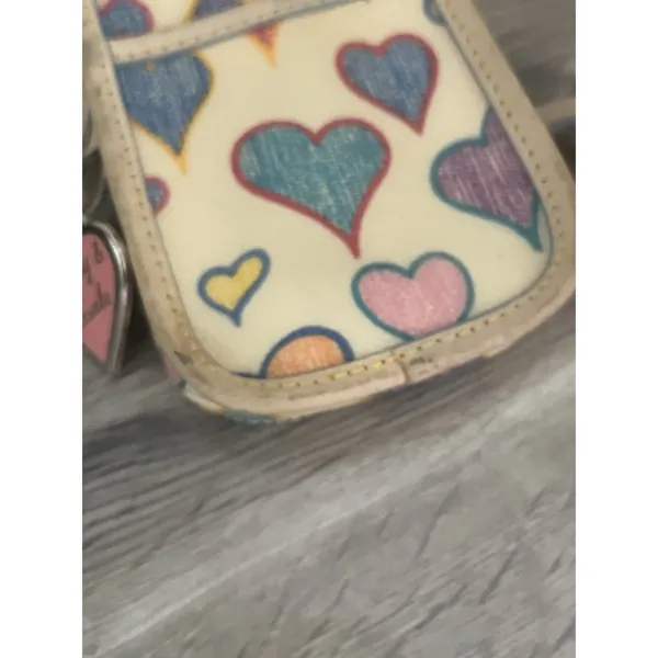 Dooney Bourke Vintage Mini Phone Pouch Flap Wristlet Wallet - Image 10