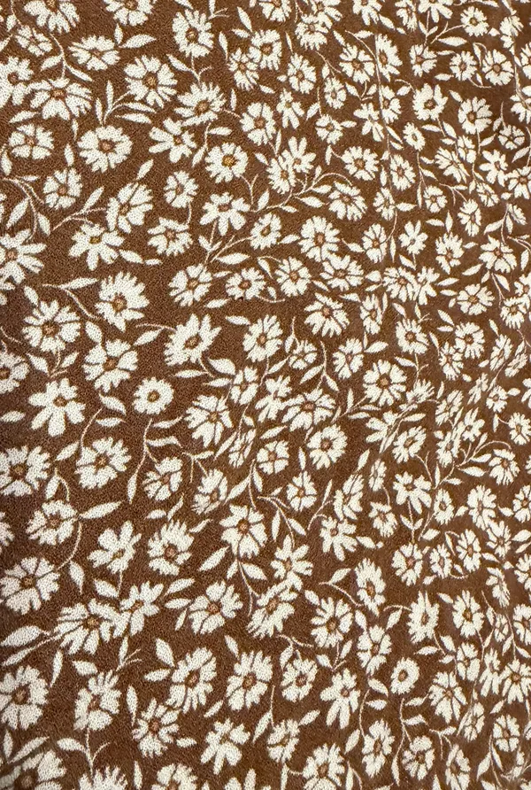 Cotton Candy LA Brown Floral Halter Tie Mini Dress Size M - NWOT - Image 11