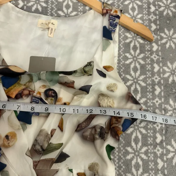 NWT Anthropologie Meadow & Rue Beach Treasures Dress Beachy Flowy‎ Preppy Size 2 - Image 10
