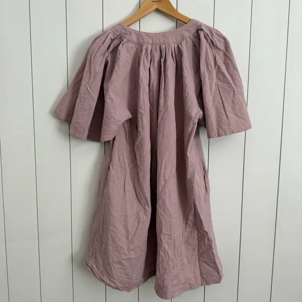 Tuckernuck Pomander Place Finley Flutter Sleeve Dress Pink - Image 4