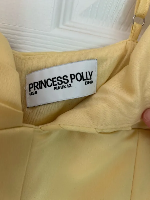 Yellow Princess Polly Dress - Image 3