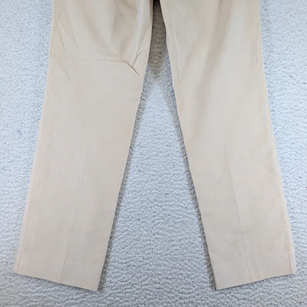 Weekend Max Mara High Waisted Capri Corduroy Pants Beige Tan Size 26 FITW219 - Image 6