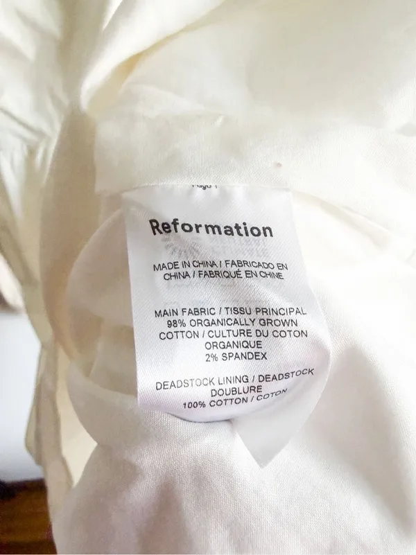 Reformation Michaela Mini Dress Size 8 - Image 8