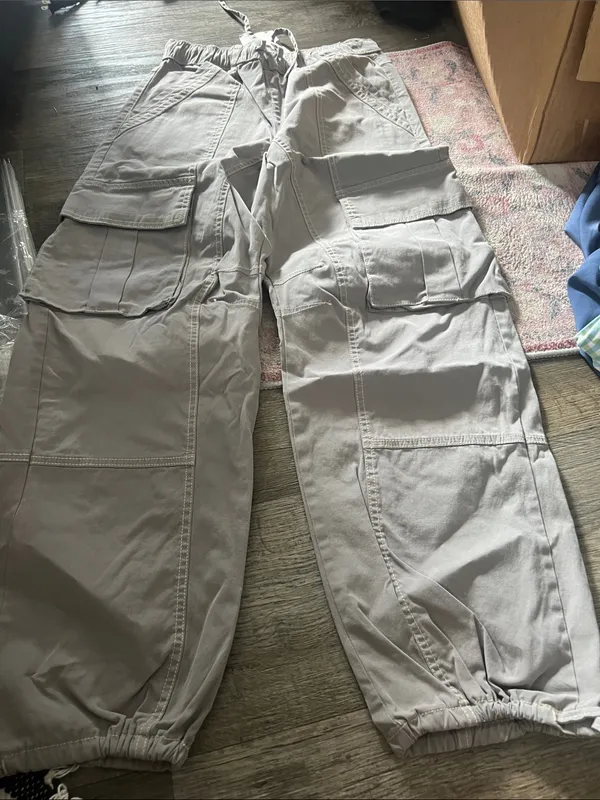 Zara utility cargo trousers size 4 - Image 2