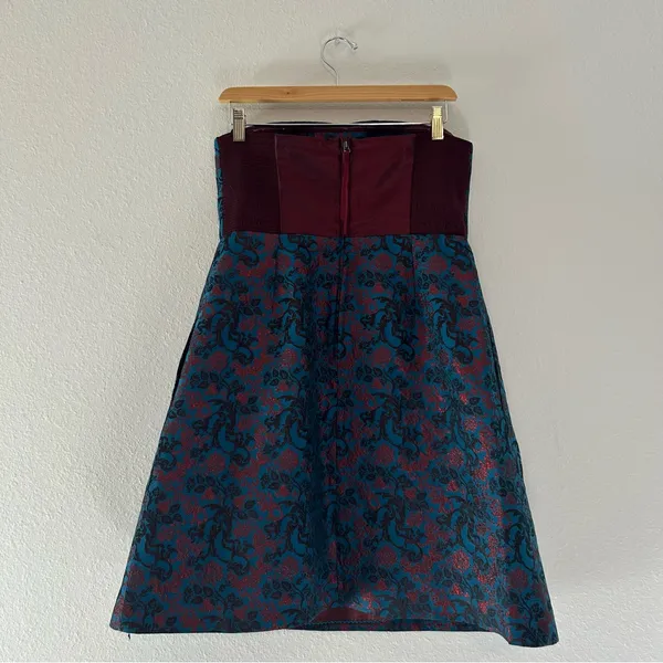 Anthropologie NWT Paprika Brocade Mini Dress - Image 8