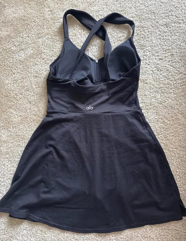 Alo yoga black tennis dress - Image 4