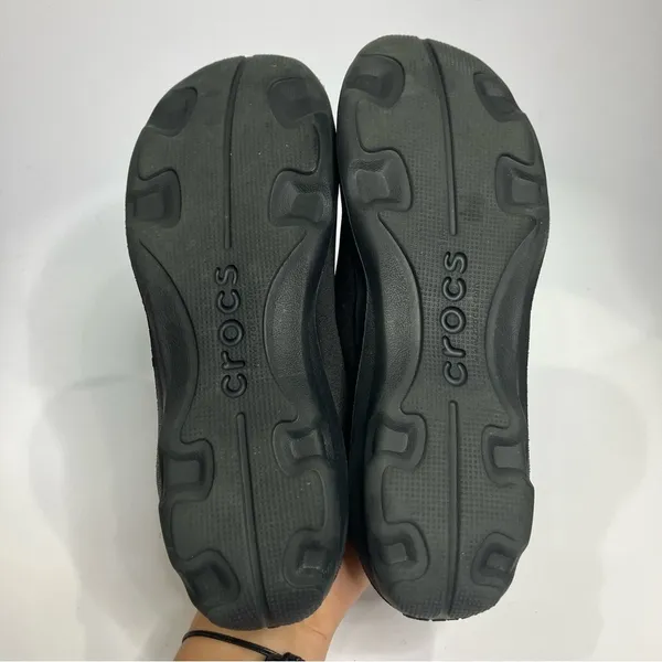 Crocs duet busy day 2.0 Satya mule flat black women’s size 7 casual minimalist‎ - Image 8