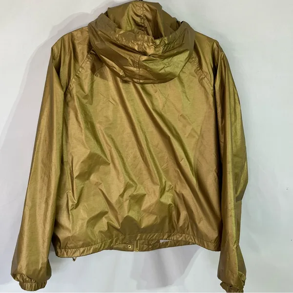 Lauren Ralph Lauren, gold metallic windbreaker. With hood and lined - Image 13
