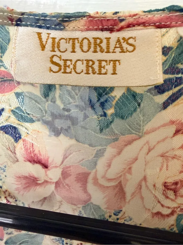 Victoria’s Secret Vintage Floral Button Up Mini Slip Chemise NWT - Image 4