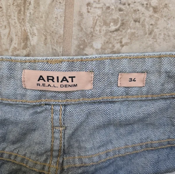 Ariat Ultra High Rise Tomboy Relaxed Straight Size 34 Western Country Cowgirl - Image 4