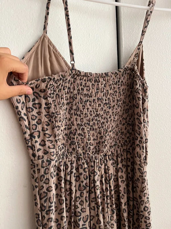 Abercrombie Cheetah Print MIDI Dress - Image 4