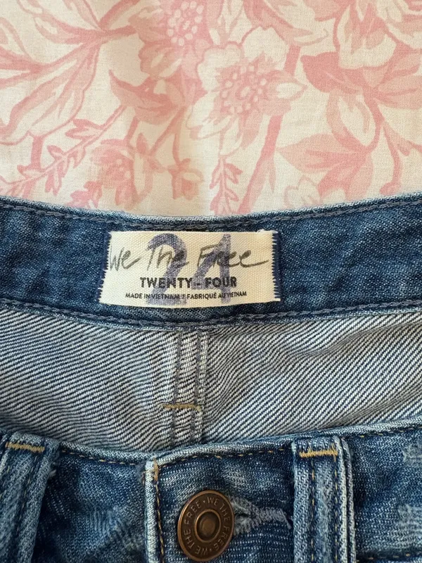 Free People Denim Shorts - Image 3