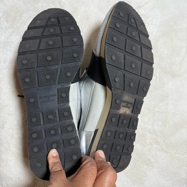 Balenciaga Race Runner Women's Black and Gray Sneakers Sz:40 =9 - Image 12