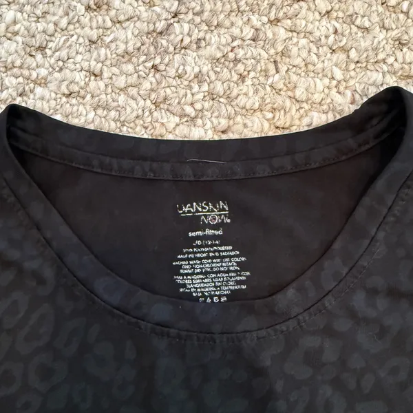 Danskin Now Leopard Print Women's Tee - Image 2