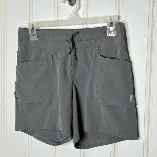 5.11 Tactical Attina Shorts Womens XS Grey Enduro-Flex Cargo Hiking XS 770 - Image 7