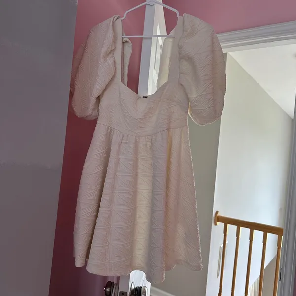 FREE PEOPLE Violet Puff Sleeve Mini Dress - Image 3