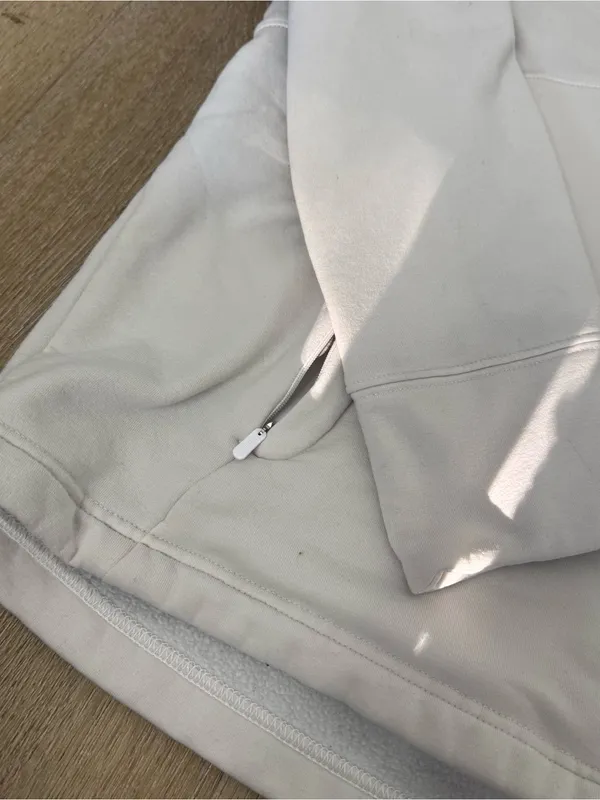 Athleta White Funnel Neck Pullover Sweatshirt - Image 2