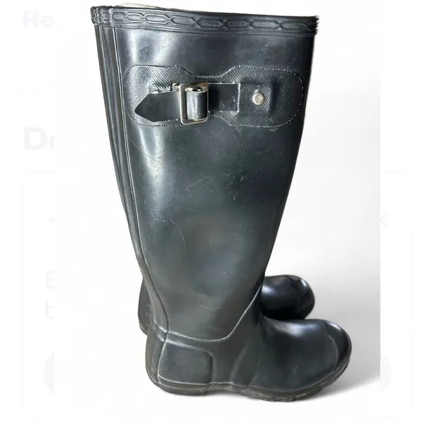 Hunter Original Tour Tall Boot size 6Mens 7 women’s. - Image 5