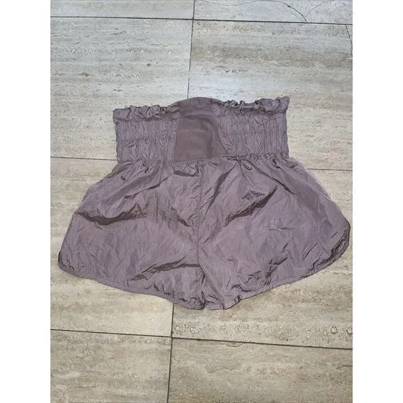 Free People FP Movement The‎ Way Home High Rise Lined Shorts Size S Pink 2" - Image 2