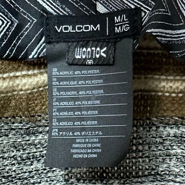 Volcom Downtown Heathered Gray Black Fedora, Size M/L - Image 9